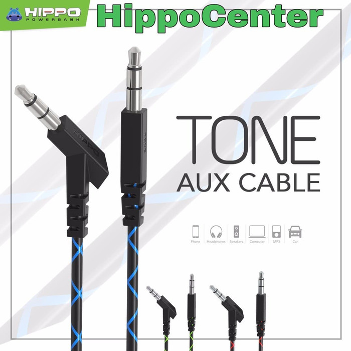 Hippo Aux Cable Tone Kabel Aux Kabel Audio 3.5mm jack